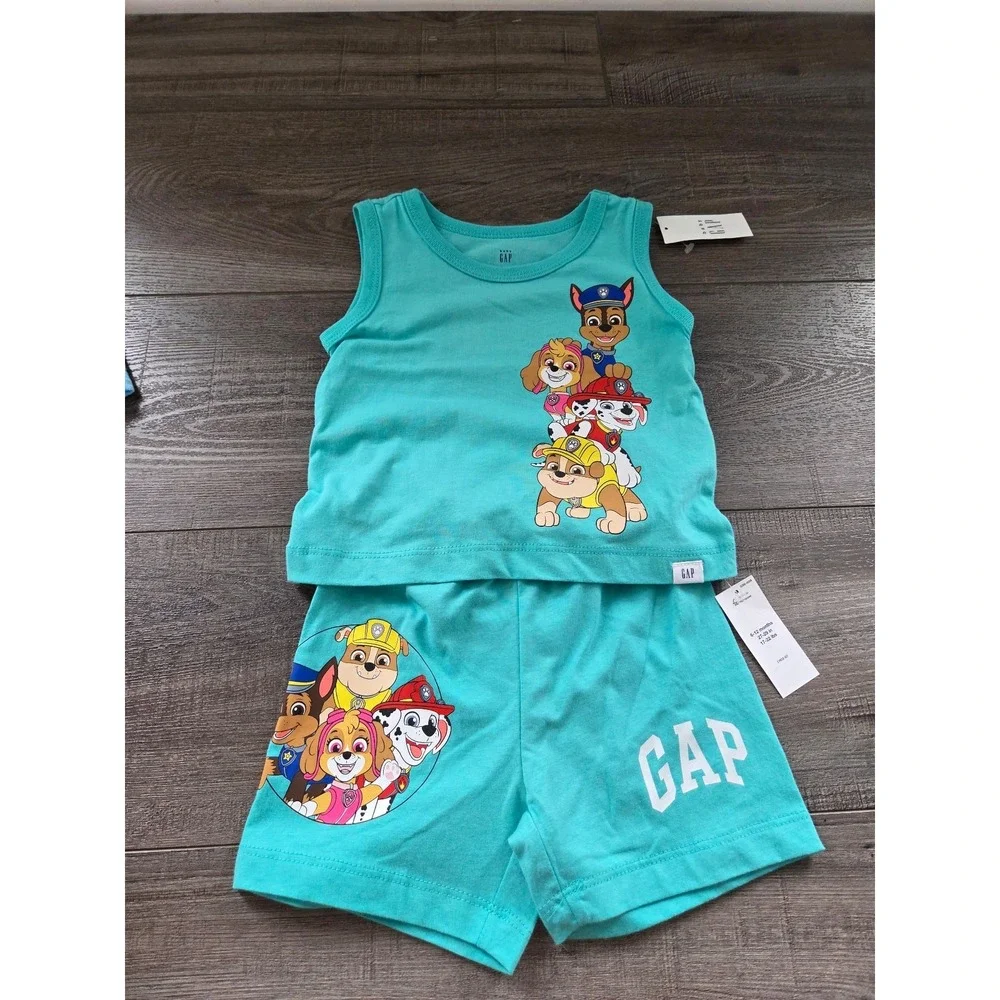 Baby gap paw patrol set 6-12 mos‎